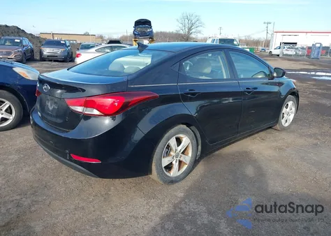 2014 Hyundai Elantra Se z USA, uszkodzony, nr VIN KMHDH4AE7EU103097